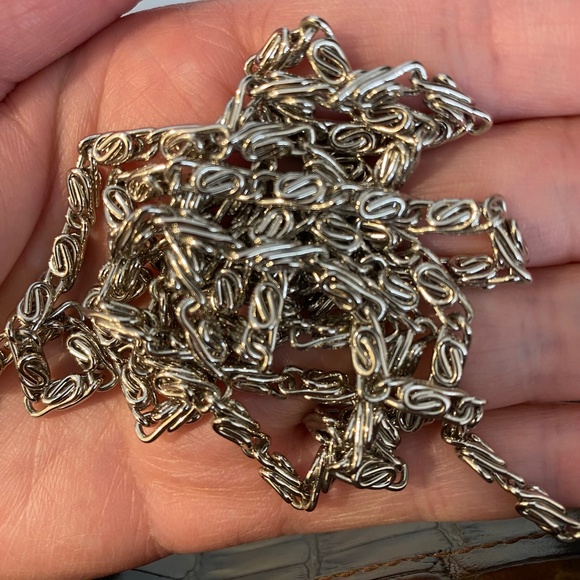 Valentina In Pell Italian Leather Zipper Purse Vintage Croc Style Look - Picture 11 of 16